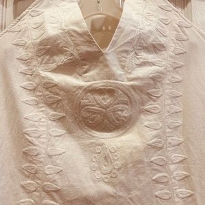 New White Roller Rabbit Lois Maxi Halter Dress - M